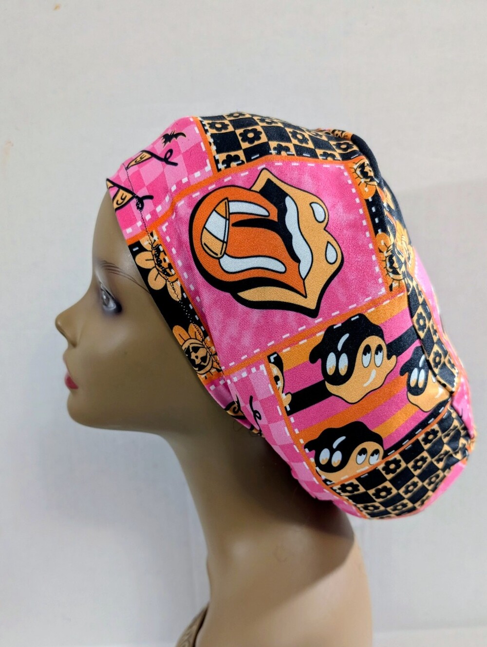 Halloween, Ghost, Euro Style Scrub Cap, Scrub Cap